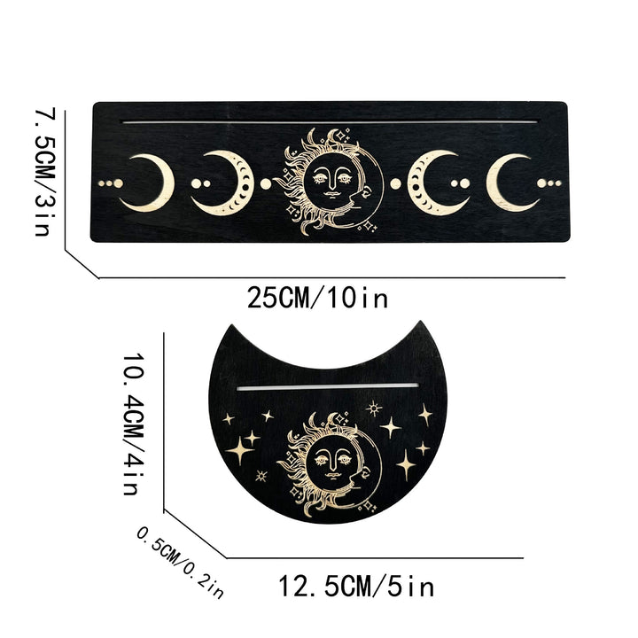 Olivenorma Wooden Moon Phase Tarot Card Stand Holder - image 12