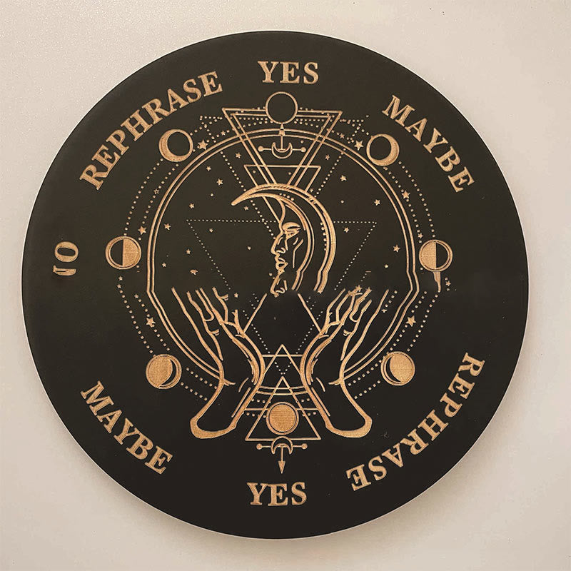 Olivenorma Talking Board Pendulum Bowsing Divination Board - Round Board - Style #9 - image 9