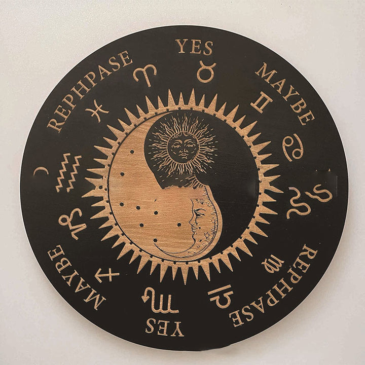 Olivenorma Talking Board Pendulum Bowsing Divination Board - Round Board - Style #8 - image 8