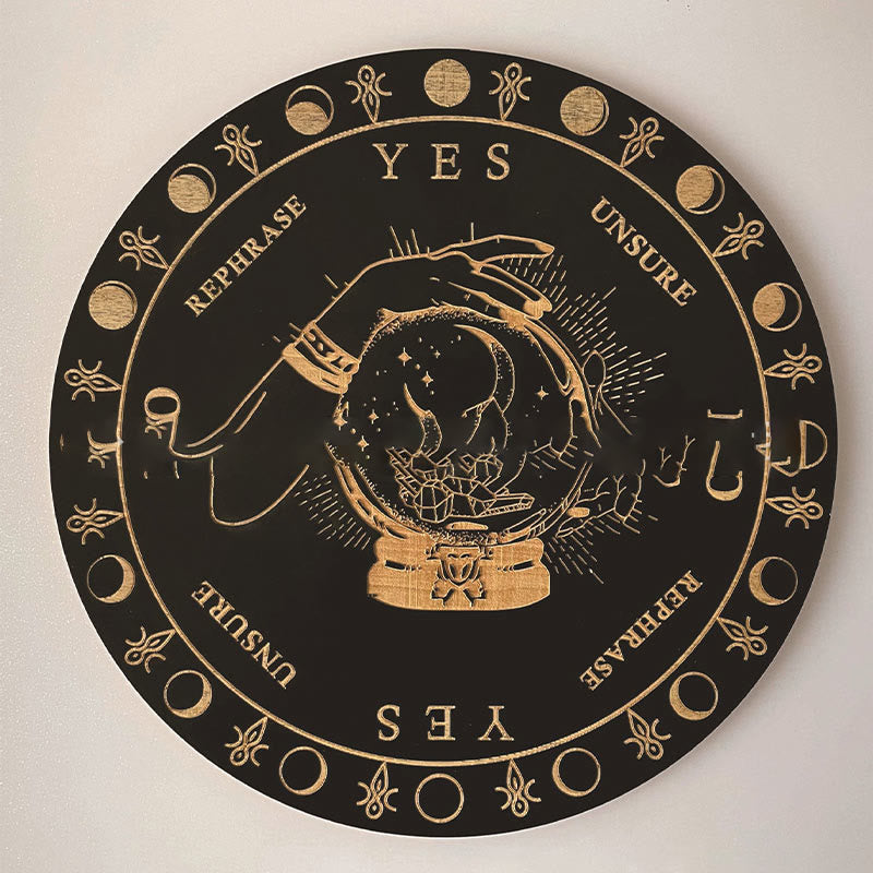 Olivenorma Talking Board Pendulum Bowsing Divination Board - Round Board - Style #10 - image 10