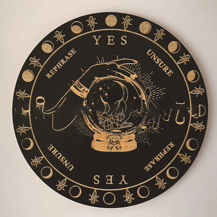 Olivenorma Talking Board Pendulum Bowsing Divination Board - Round Board - Style #10 - image 10