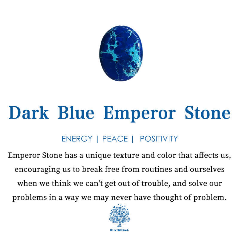 Olivenorma Lapis Lazuli Blue Emperor Stone Multi-layer Bracelet - image 6