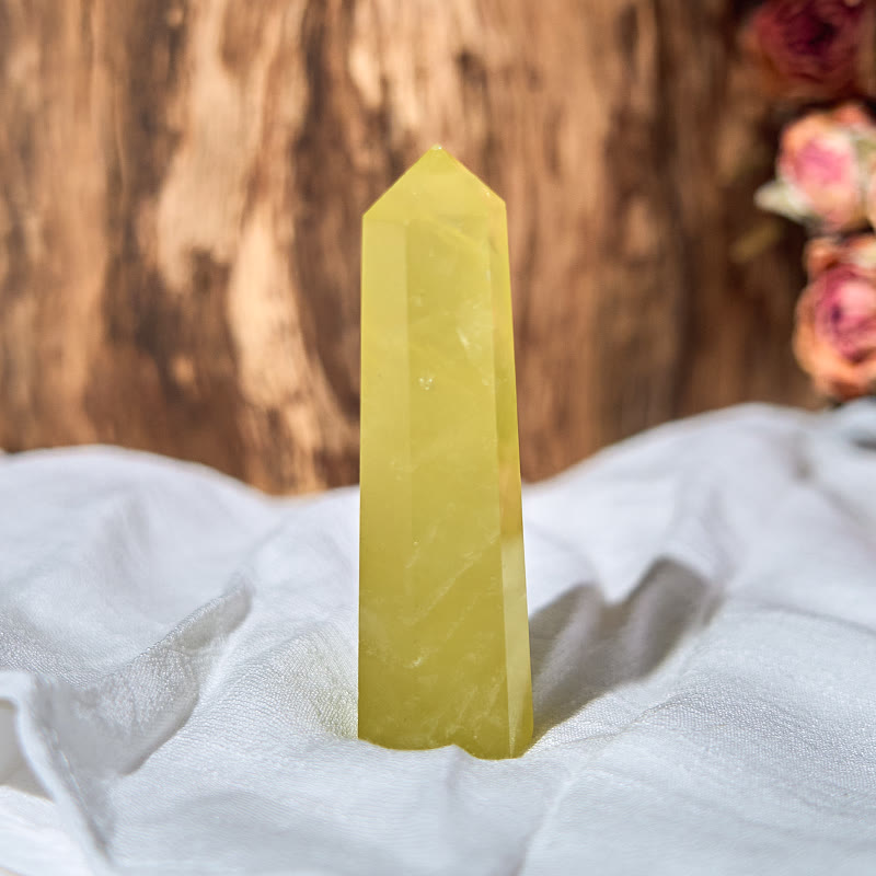 Olivenorma Natural Citrine Obelisk Tower Healing Crystal Wands - image 3