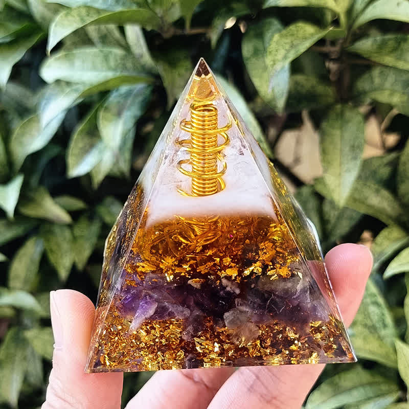 Olivenorma Rose Quartz Amethyst Dragon Sticker Orgone Pyramid - image 1