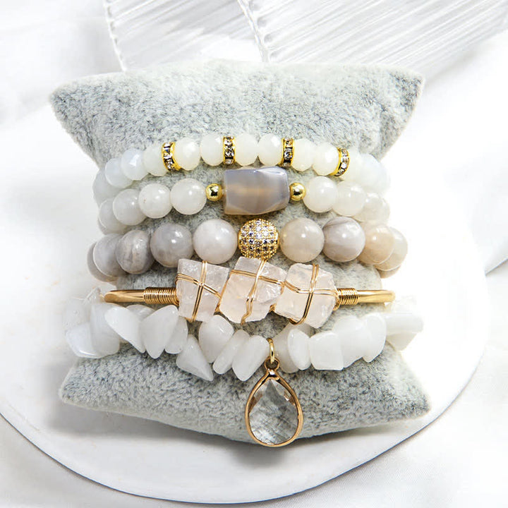 Olivenorma Tiger Eye 5-layer Beaded Bracelet Set - image 14
