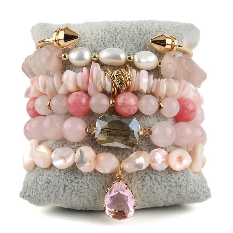 Olivenorma Crystal Beads Metal Accessories Bracelet Set - image 16