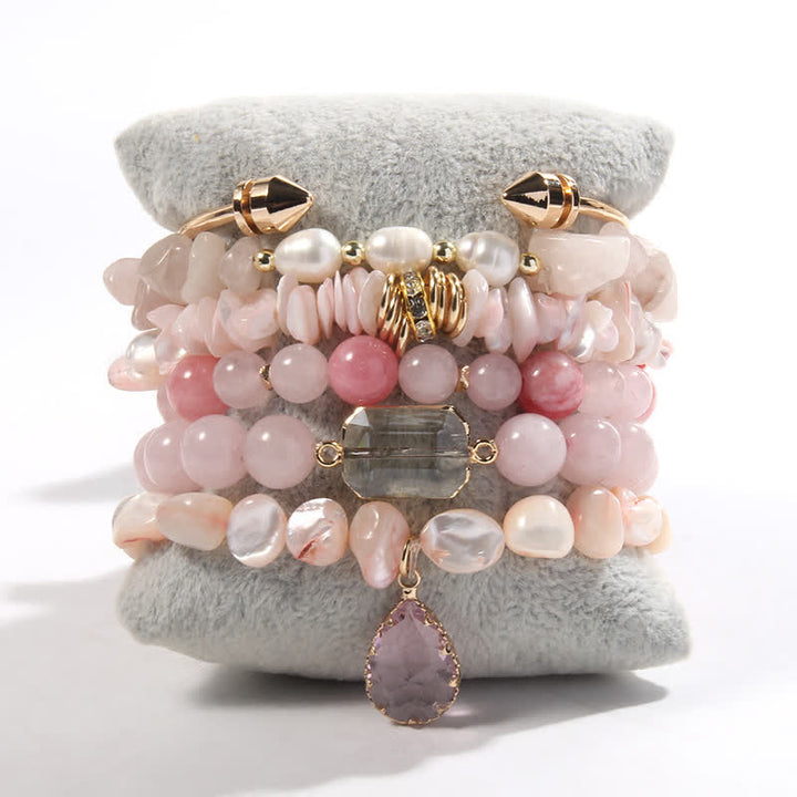 Olivenorma Crystal Beads Metal Accessories Bracelet Set - image 15