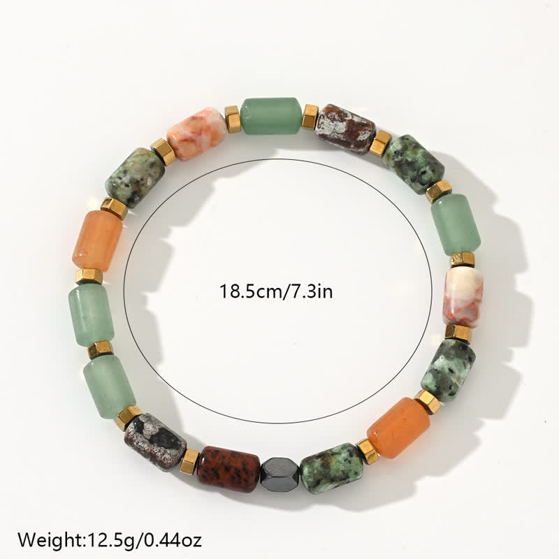 Olivenorma Natural Five Types Crystal Beads Bracelet - image 4