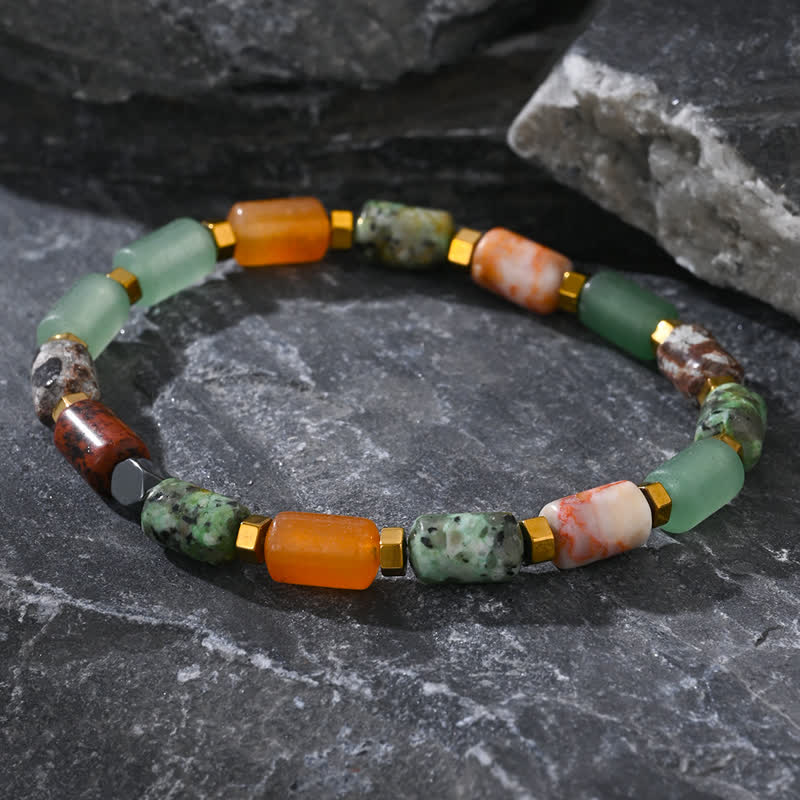 Olivenorma Natural Five Types Crystal Beads Bracelet - image 2