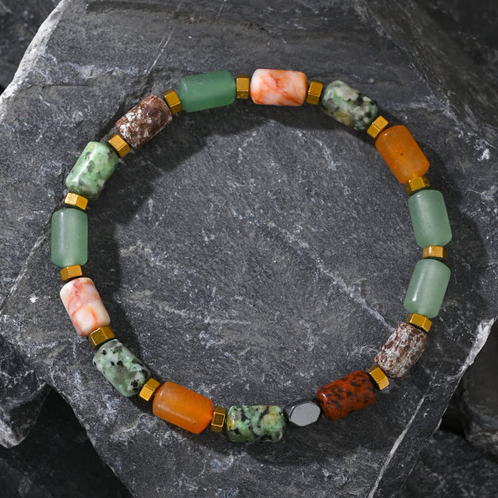 Olivenorma Natural Five Types Crystal Beads Bracelet - image 1