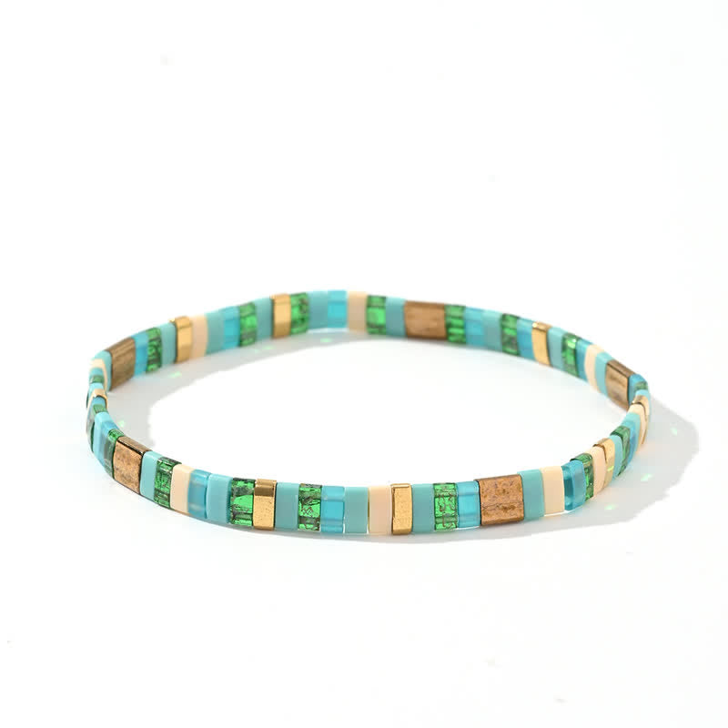 Olivenorma Natural Amazonite Picture Jasper Beads 2-piece Bracelet - image 5
