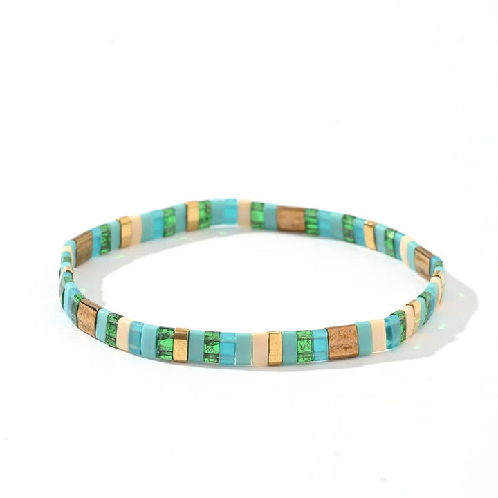 Olivenorma Natural Amazonite Picture Jasper Beads 2-piece Bracelet - image 5