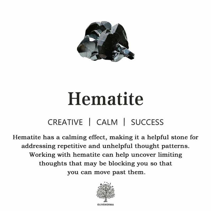 Olivenorma Natural Lava Stone Hematite Beads Bracelet - image 4