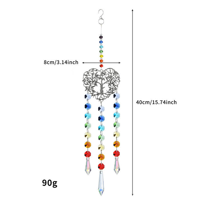 Olivenorma Tree of Life Iron Art Suncatcher Wind Chime - image 17