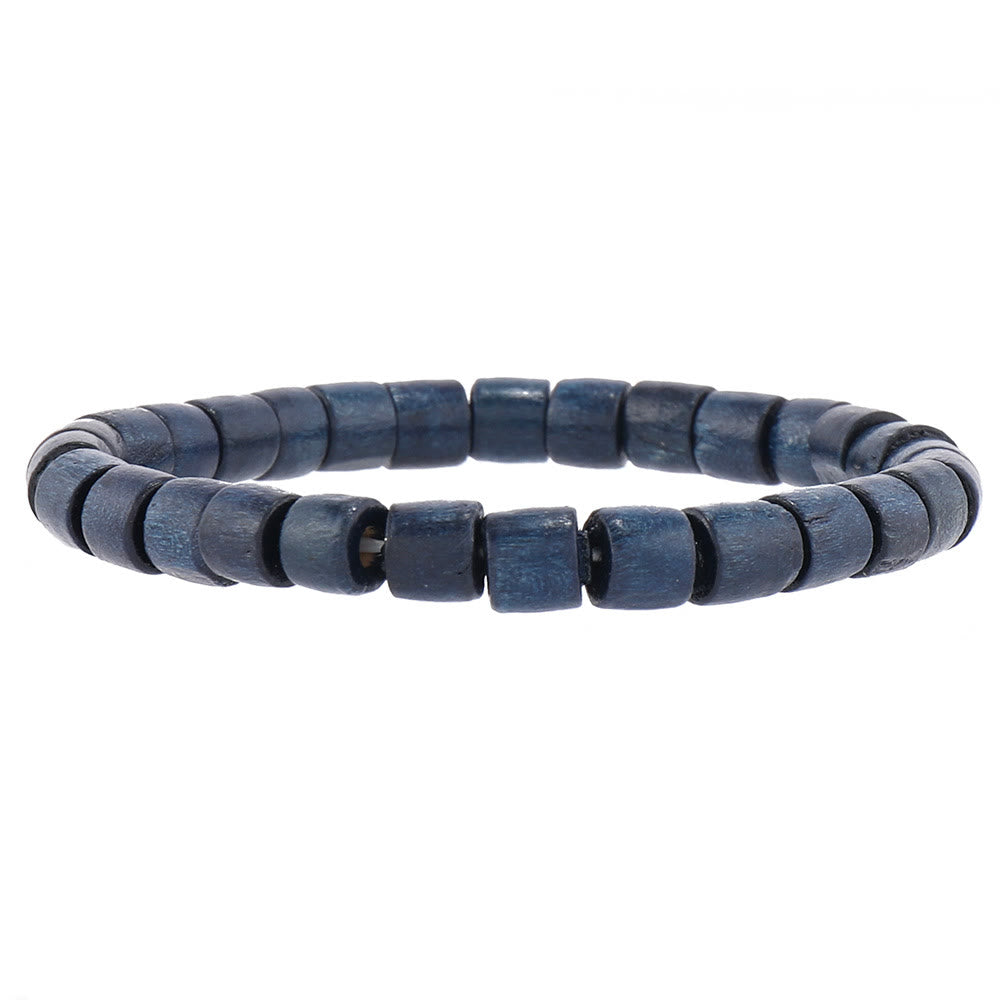 Olivenorma 6Pcs Evil Eye Turquoise Leather Wristband Bracelet Set - image 6