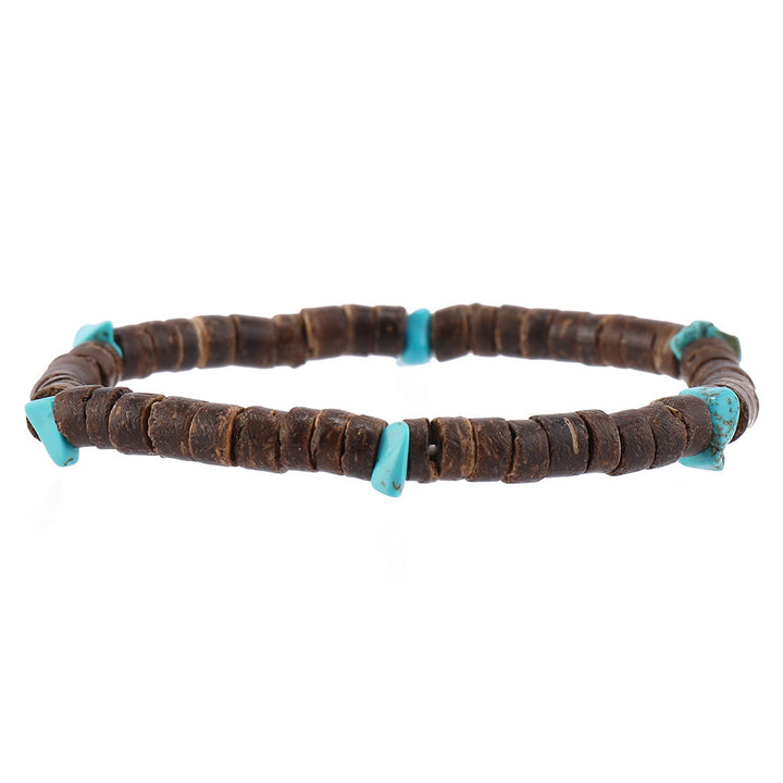 Olivenorma Feather Natural Stone Handmade Woven Leather Bracelet Set - image 8