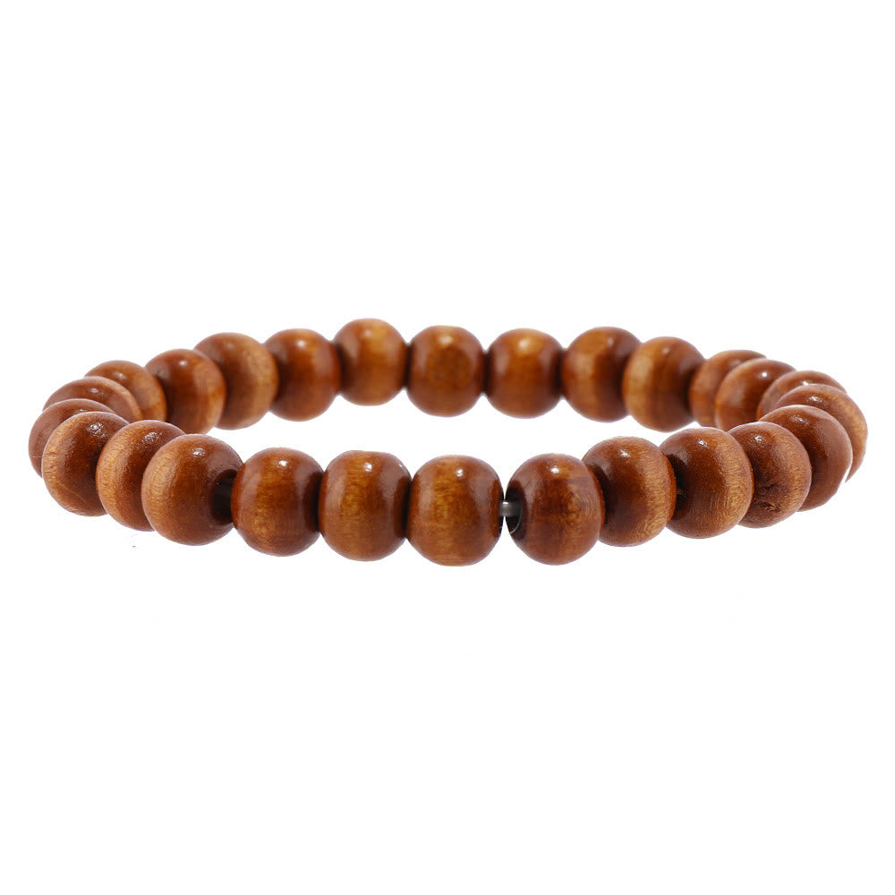 Olivenorma Multi-Layer Wooden Beads Turquoise Braided Bracelet - image 8