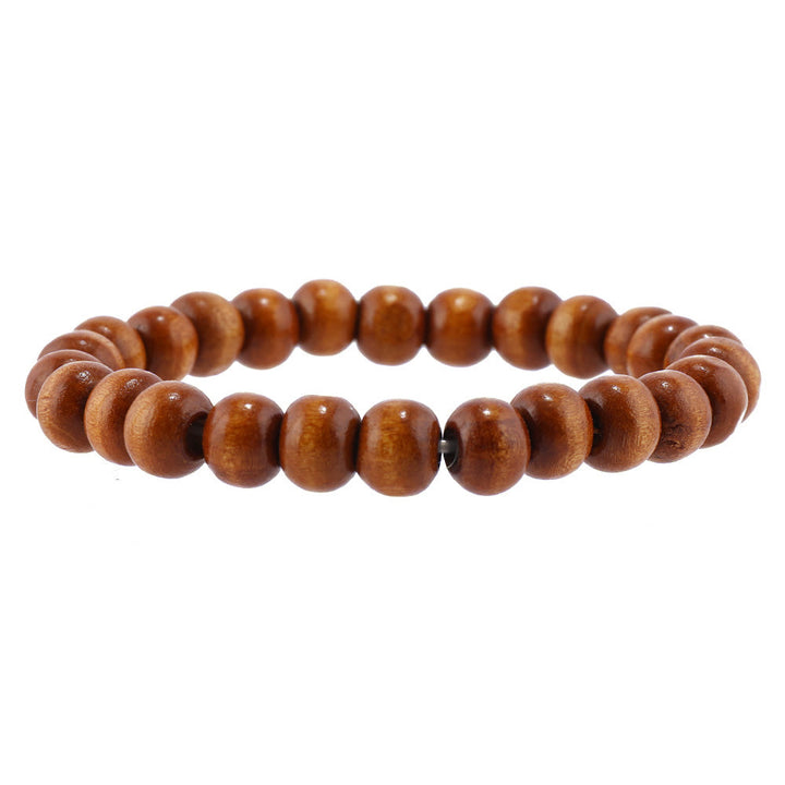 Olivenorma Multi-Layer Wooden Beads Turquoise Braided Bracelet - image 8