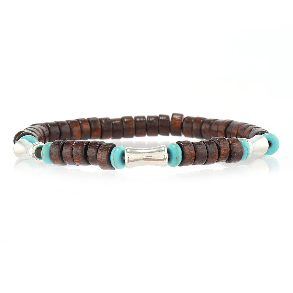 Olivenorma Turtle Turquoise Coconut Shell Wax Thread Bracelets - image 5