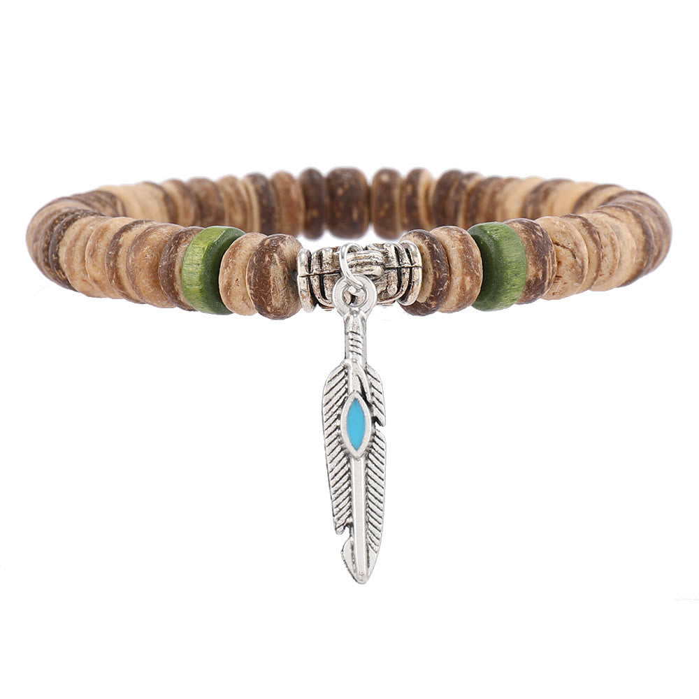 Olivenorma 5Pcs Evil Eye Turquoise Protection Beaded Bracelet Set - image 9