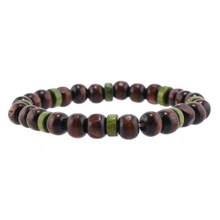 Olivenorma Bohemian Feather Charms Wooden Beads Stackable Bracelets - image 8