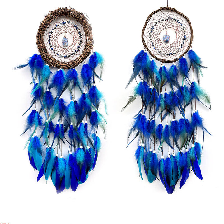 Olivenorma Wall Decoration Natural Rattan Gemstone Dream Catcher - image 11