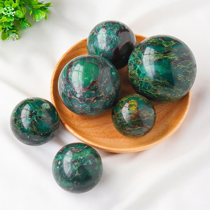 Olivenorma Natural Emerald Ball Crystal Sphere - image 6