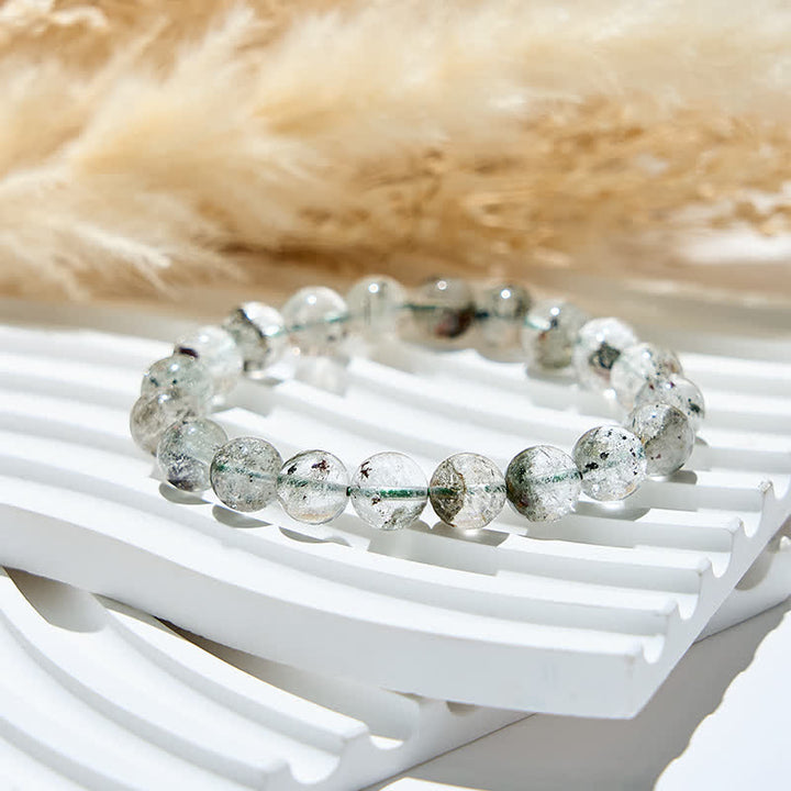 Olivenorma Natural Green Phantom Quartz Beads Bracelet - image 7