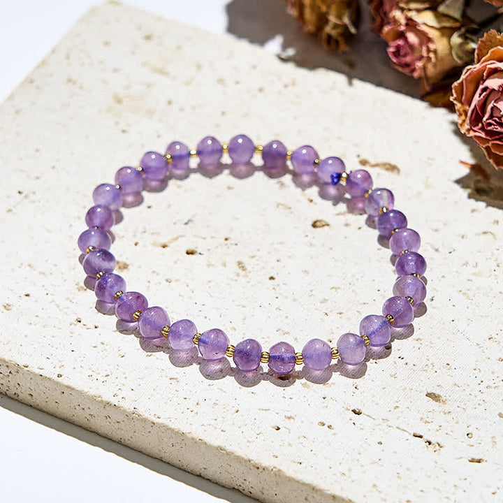 Olivenorma Natural Amethyst Beads Women Bracelet - image 2