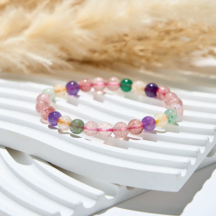Olivenorma 7mm Natural Tourmaline Beads Bracelet - image 3