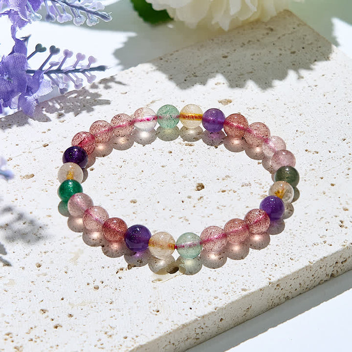 Olivenorma 7mm Natural Tourmaline Beads Bracelet - Tourmaline - image 0