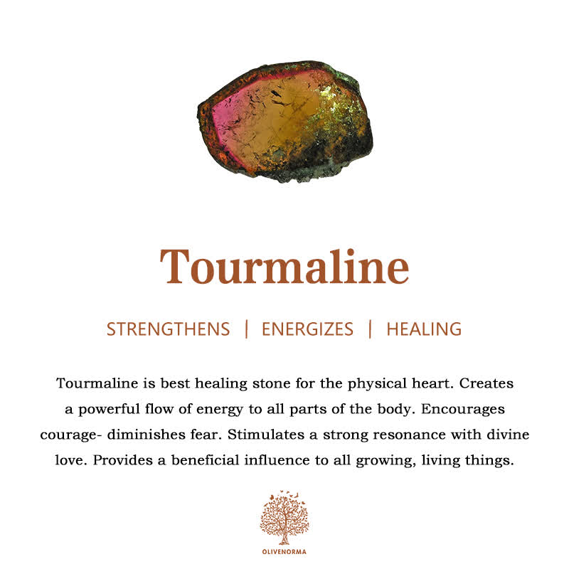 Olivenorma 7mm Natural Tourmaline Beads Bracelet - image 4