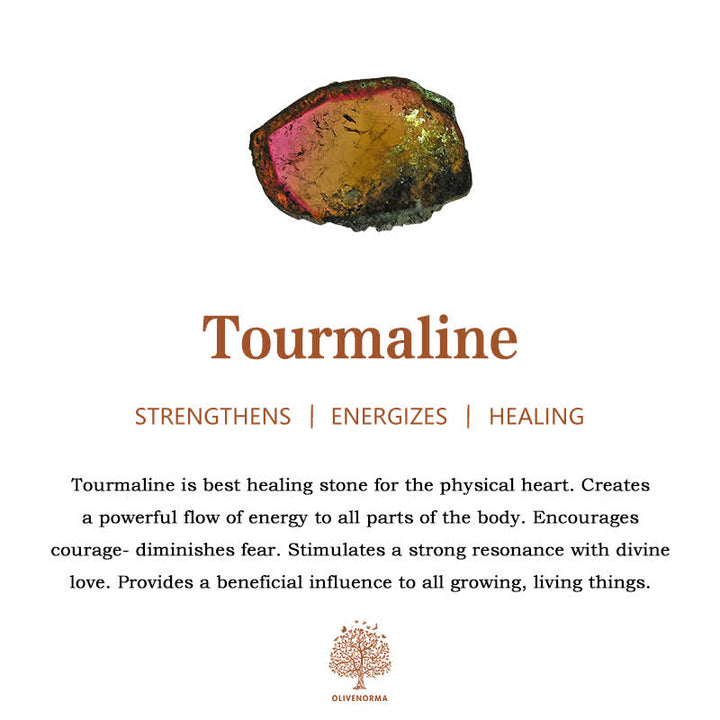 Olivenorma 7mm Natural Tourmaline Beads Bracelet - image 4