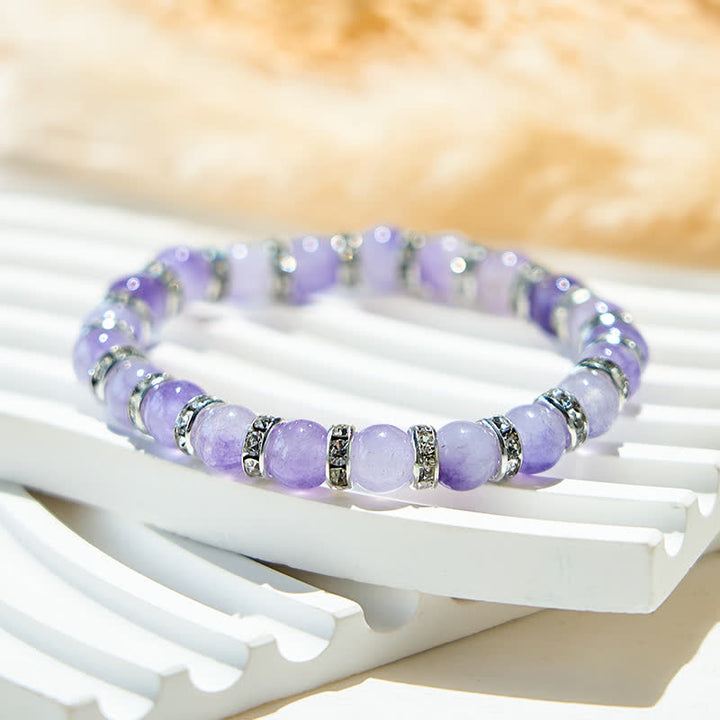 Olivenorma Natural Lepidolite Beaded Bracelet - image 3
