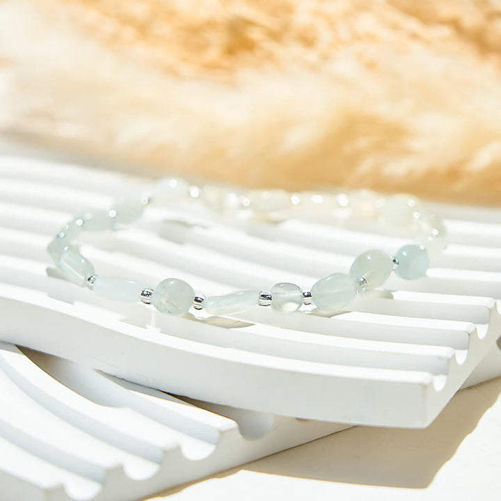 Olivenorma Natural Irregular Moonstone Bead Bracelet - image 3