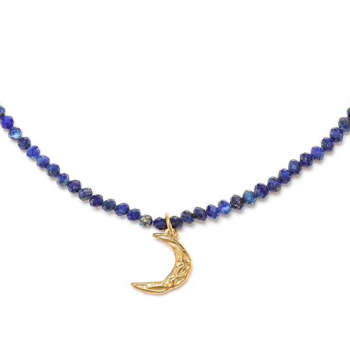 Olivenorma Boho Sun Moon Star Gemstone Beaded Necklace - image 14