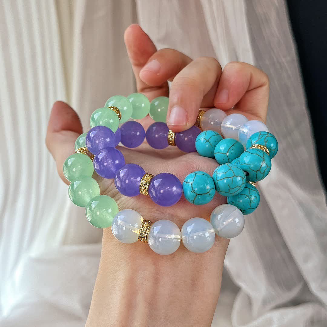 Olivenorma 12cm Natural Stone Beads Bracelet - image 1