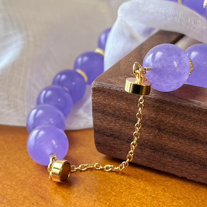 Olivenorma 12cm Natural Amethyst Bead Bracelet - image 8