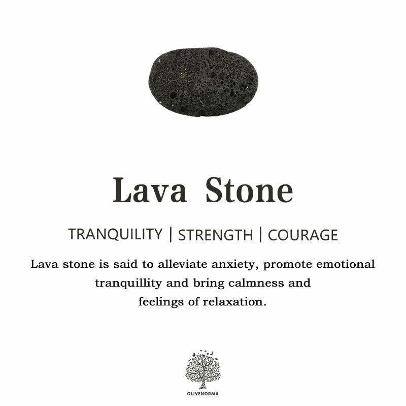 Olivenorma Grey Jasper Obsidian Lava Stone Beaded Bracelet - image 5