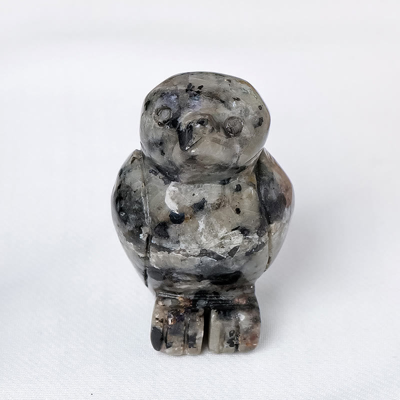 Olivenorma Engraved Raw Stone Penguin Ornament Decoration - Yooperlite - image 14