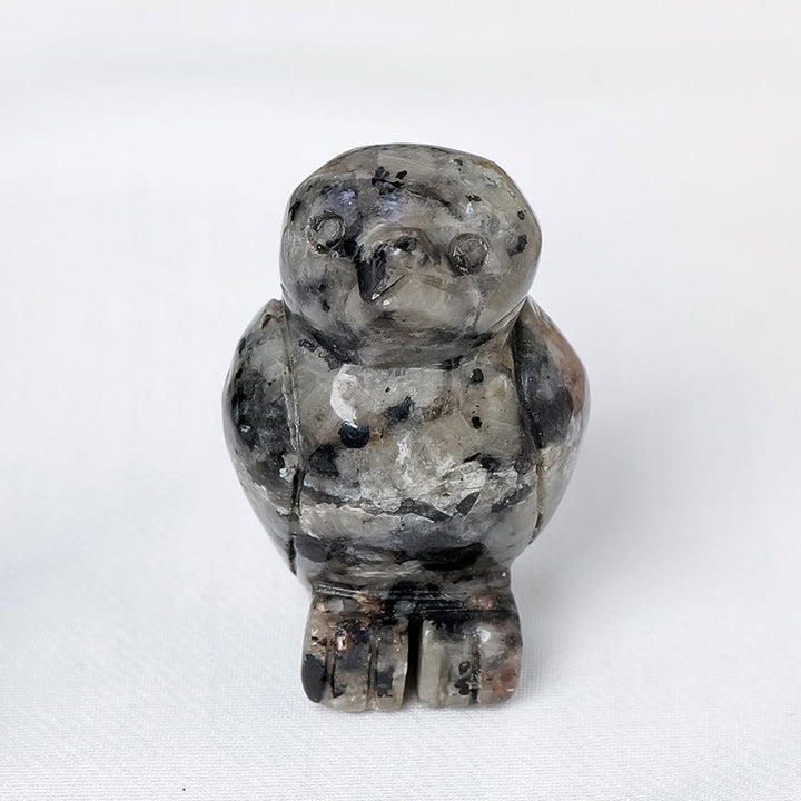 Olivenorma Engraved Raw Stone Penguin Ornament Decoration - Yooperlite - image 14