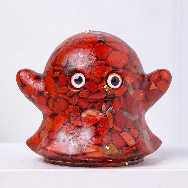 Olivenorma Ghost Natural Gem Ornament Genuine Stone Decoration - Red Jasper - image 13
