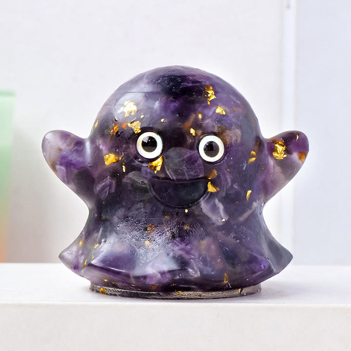 Olivenorma Ghost Natural Gem Ornament Genuine Stone Decoration - Amethyst - image 24