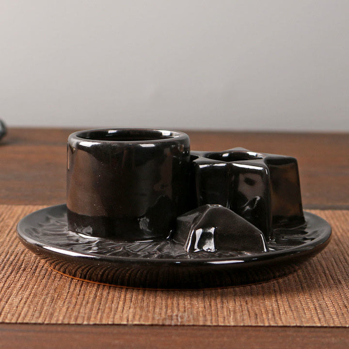 Olivenorma 3-IN-1 Star Ceramic Sage Incense Stick Holder - image 7