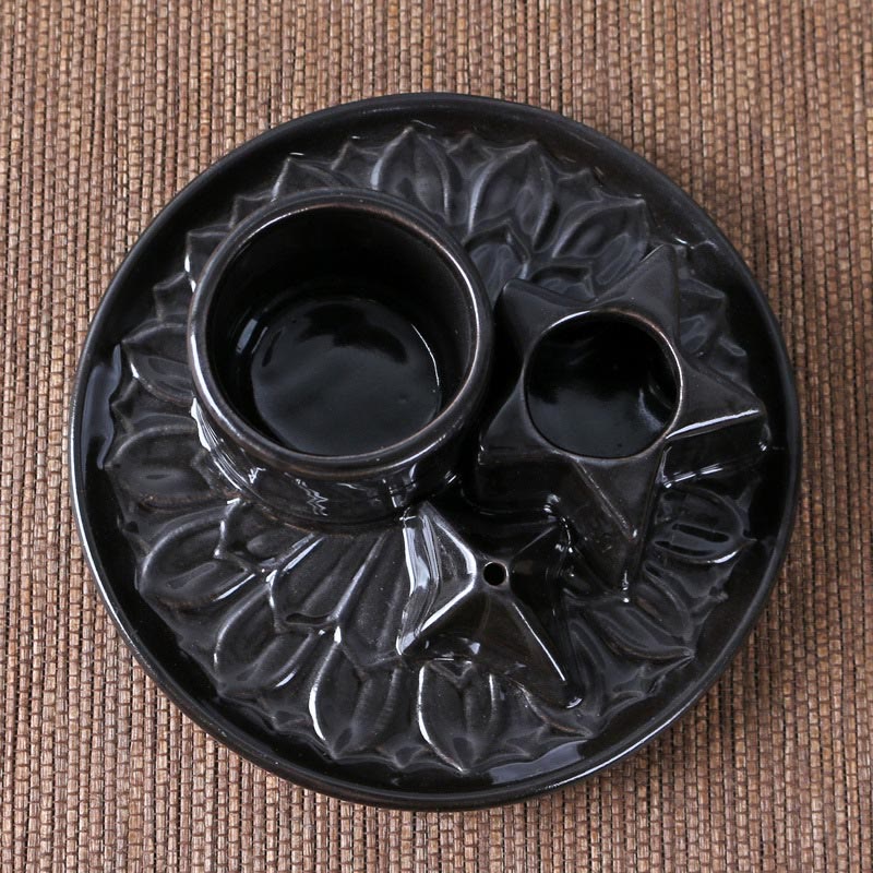 Olivenorma 3-IN-1 Star Ceramic Sage Incense Stick Holder - image 6