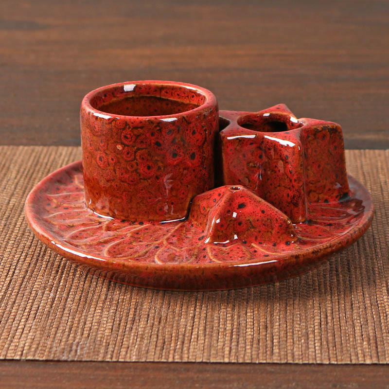 Olivenorma 3-IN-1 Star Ceramic Sage Incense Stick Holder - image 16