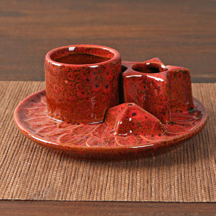 Olivenorma 3-IN-1 Star Ceramic Sage Incense Stick Holder - image 16
