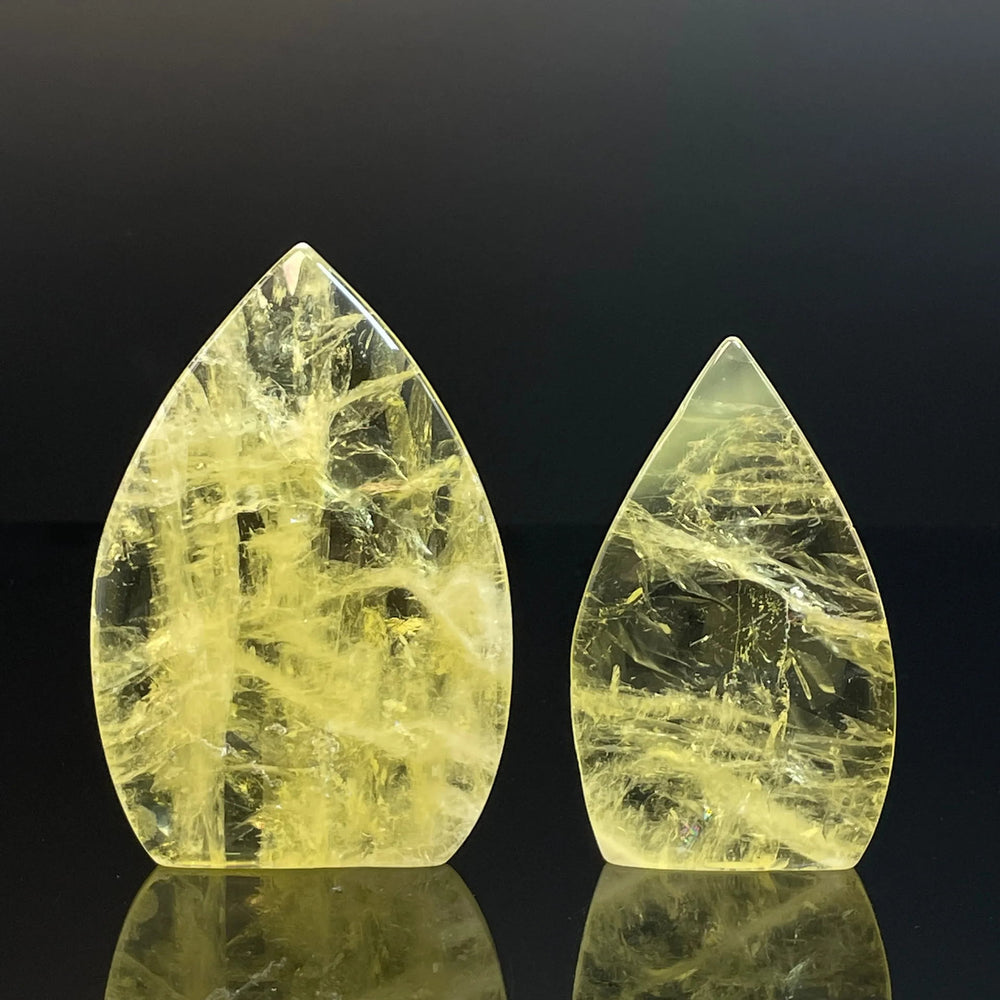 Olivenorma Polishing Citrine Waterdrop Ornament Gemstone Decoration - image 1