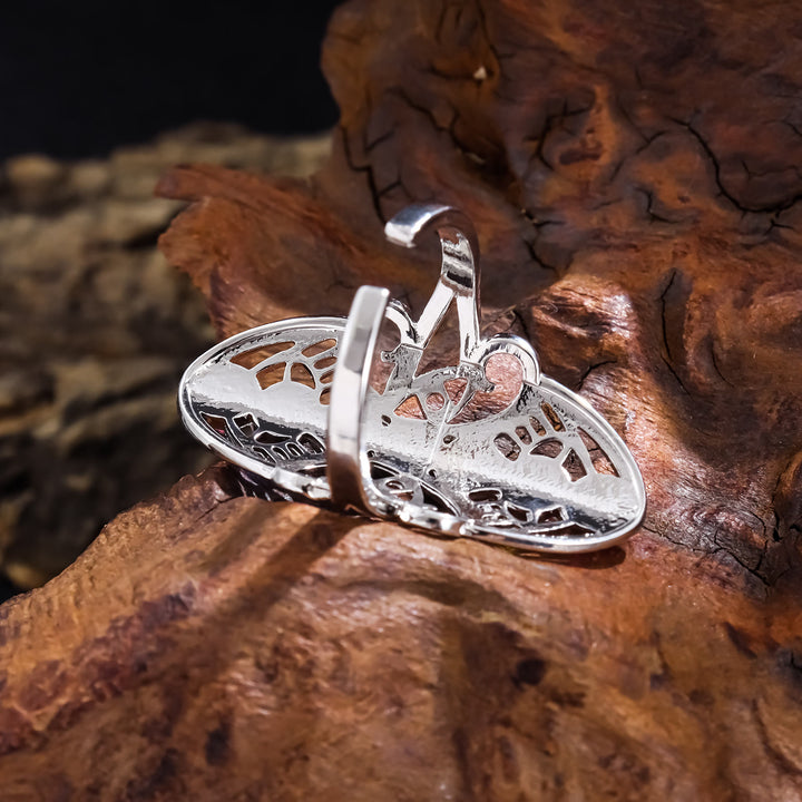 Olivenorma 7 Chakra Crystal Hollow Adjustable Ring - image 3