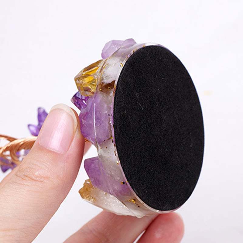 Olivenorma Luck Success Tree of Life Gemstone Feng Shui Tree - image 15